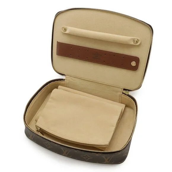 LOUIS VUITTON Brown Monogram Pouch - Picture 6 of 10